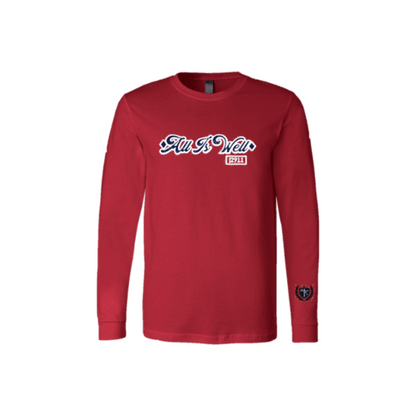 All is Well Red Long Sleeve Shirt