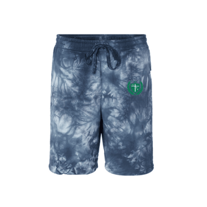 Let Brotherly Love Continue Green & Navy Blue Sweat Short Set