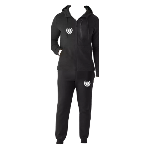 PK Fresh Classic Black Tech Jogger Suit